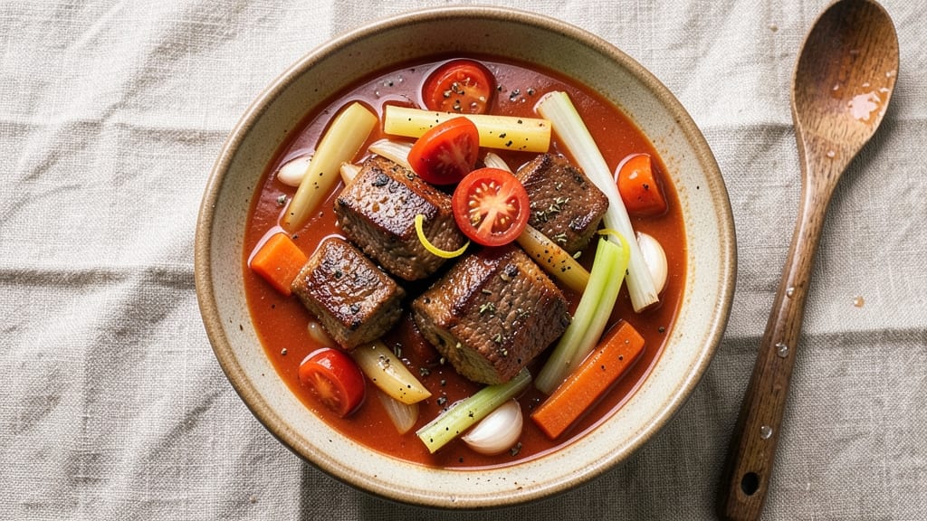 Beef Stew and Tomato Soup Crock Pot Recipe: Deep Flavor Layering in One Pot