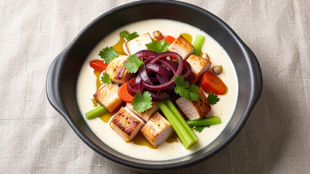 5 Star Chicken and Vegetable Soup Recipe: Velvety Herb-Infused Warmth in One Pot