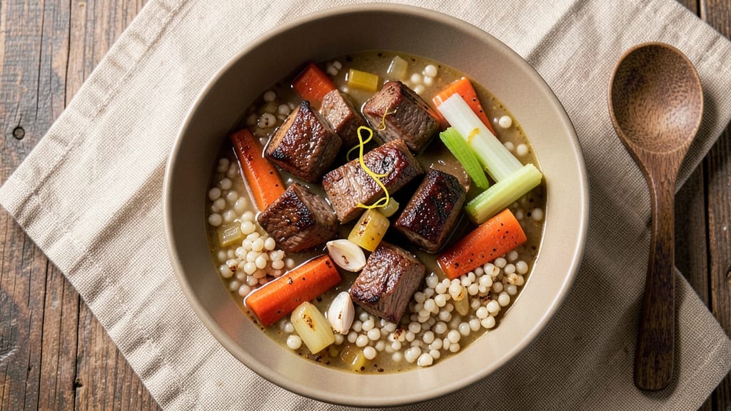 5-Star Beef Barley Soup Recipe: Slow-Cooked Richness With Tender Beef Bites