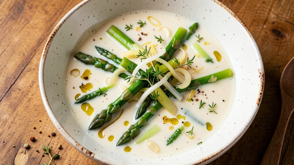 Barefoot Contessa Asparagus Soup Recipe: Celery Crown Crunch Meets Creamy Herb Velout
