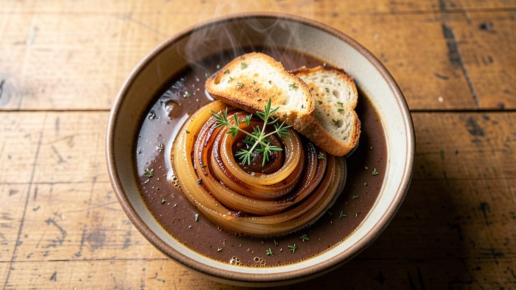 Best French Onion Soup Recipe Youtube: Caramelized Celery Crowns Over Toasted Bread Bliss