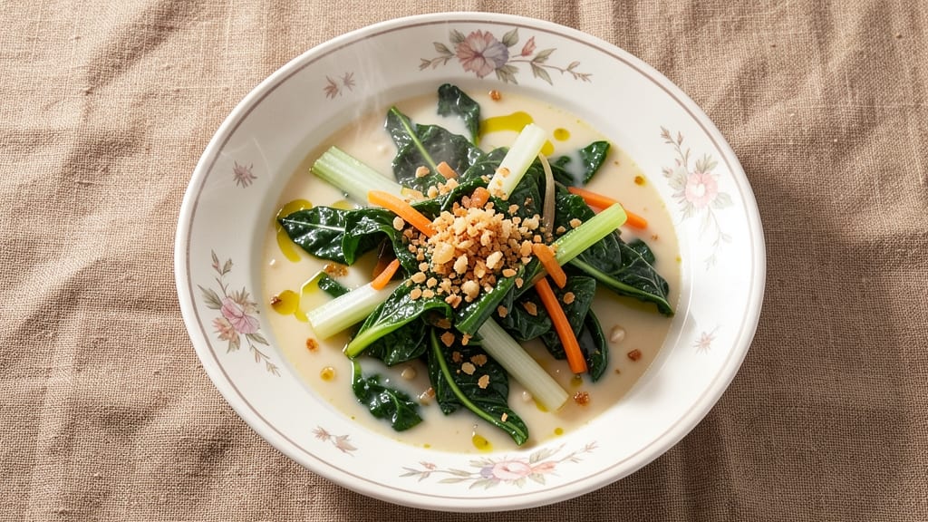 Authentic Italian Wedding Soup Recipe With Escarole: Celery Crown Crunch and Herb-Infused Velout Bliss