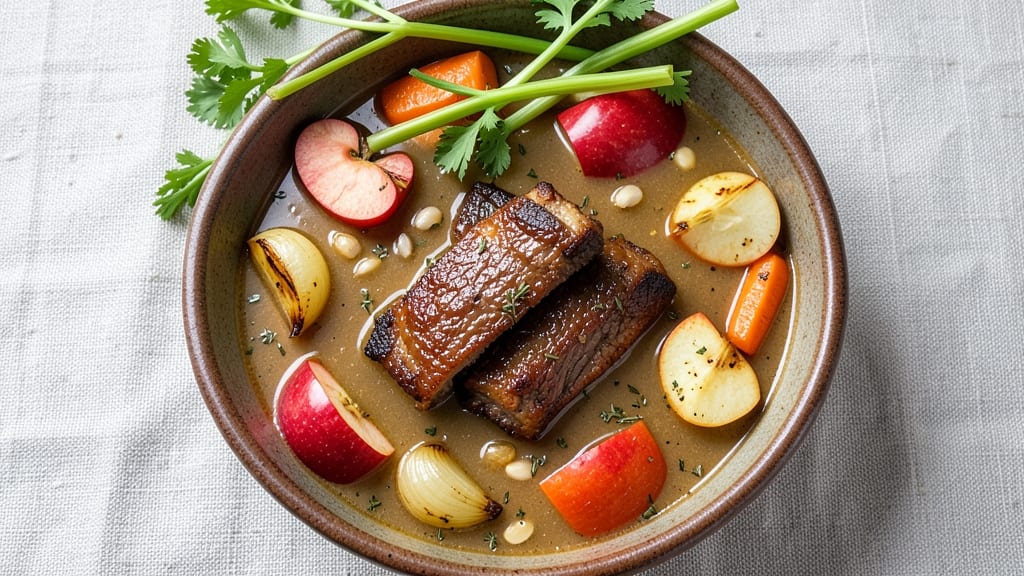 Apple Carrot Beef Rib Soup Recipe: Slow-Simmered Depth With Tender Meat and Sweet Veggie Harmony