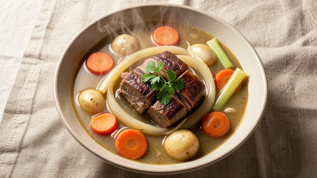 Award-Winning Vegetable Beef Slow Cooker Soup Recipe: Deep Flavor, Hands-Off Luxury