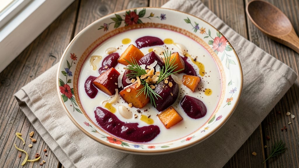 Beet and Sweet Potato Soup Recipe: Earthy-Sweet Blend With Creamy Velout