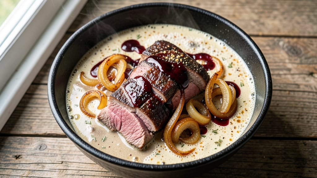 Beefy Onion Soup Recipe: Deep-Roasted Caramelized Onions and Gruyère Melt