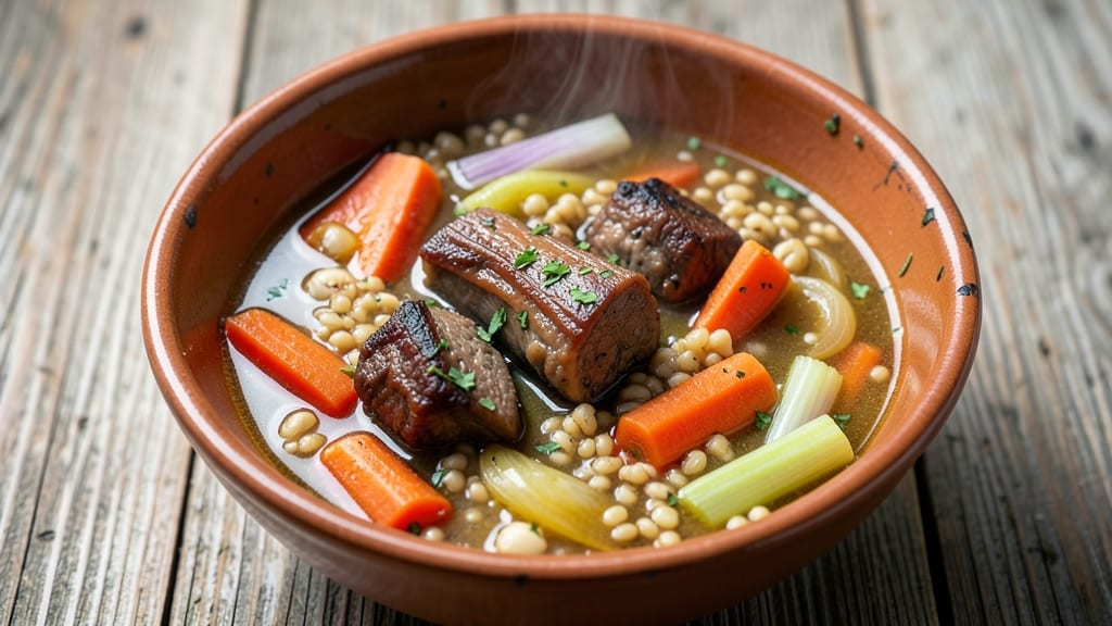 Beef Shank and Barley Soup Recipe: Slow-Simmered Richness With Deep Umami Flavor