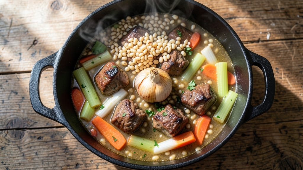 Beef Barley Soup Recipe Dutch Oven: Slow-Simmered Depth With Chewy Barley