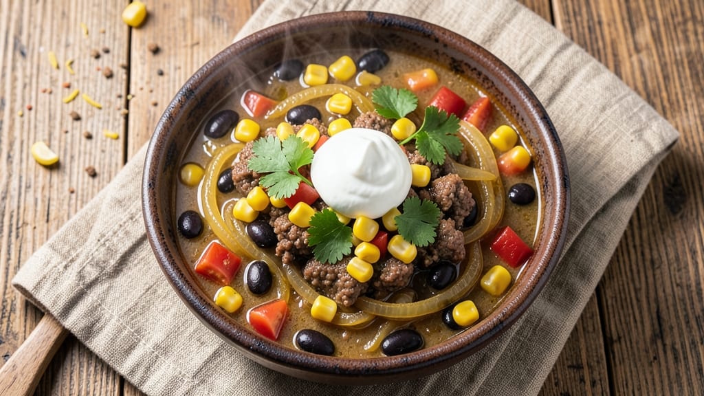 Best Rated Taco Soup Recipe: Layered Fiesta Flavor Without the Mess
