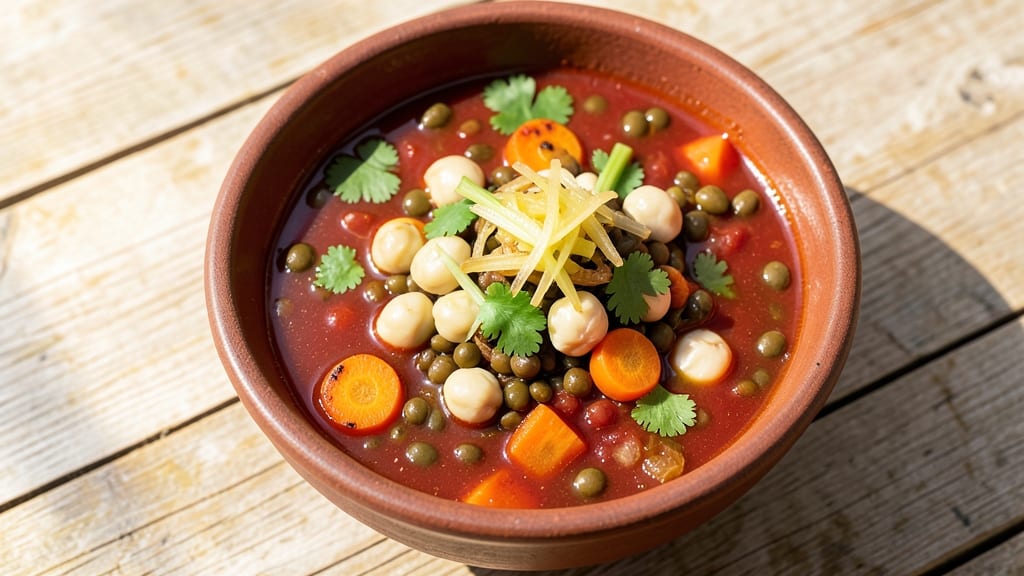 Arabic Shorba Soup Recipe: Fragrant Lentil and Chickpea Comfort