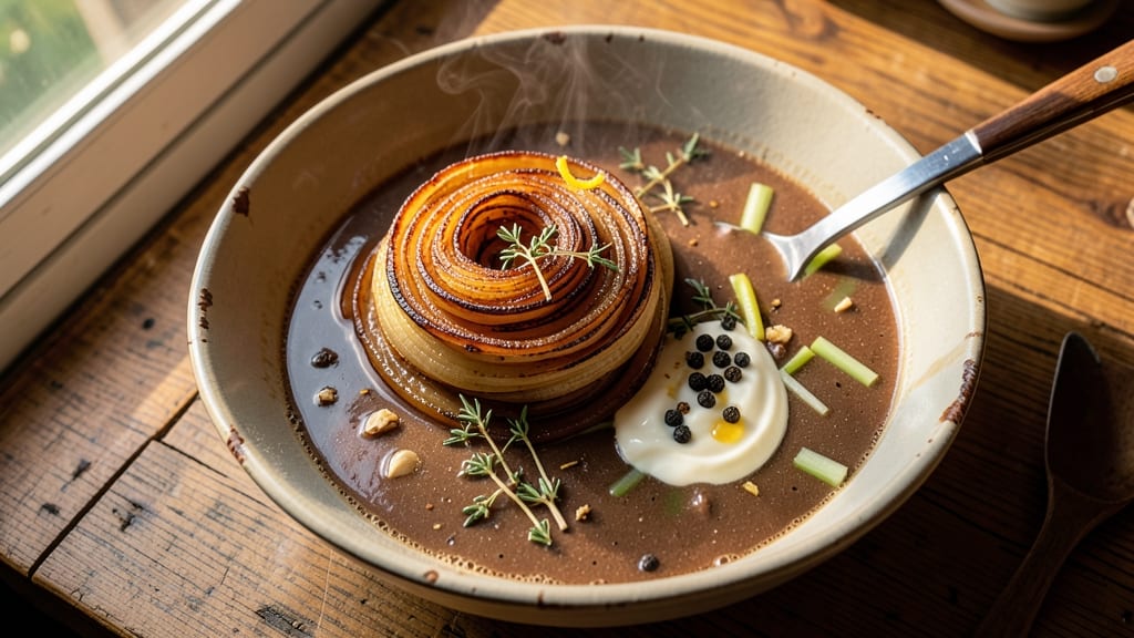Benihana Onion Soup Recipe: Reddit's Viral Crispy Celery Crowns Over Creamy Velout