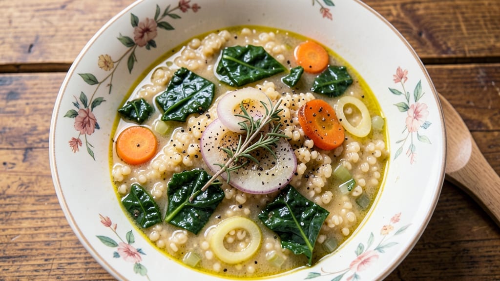 Amy's Kale and Quinoa Soup Recipe: Earthy Greens and Protein-Packed Warmth
