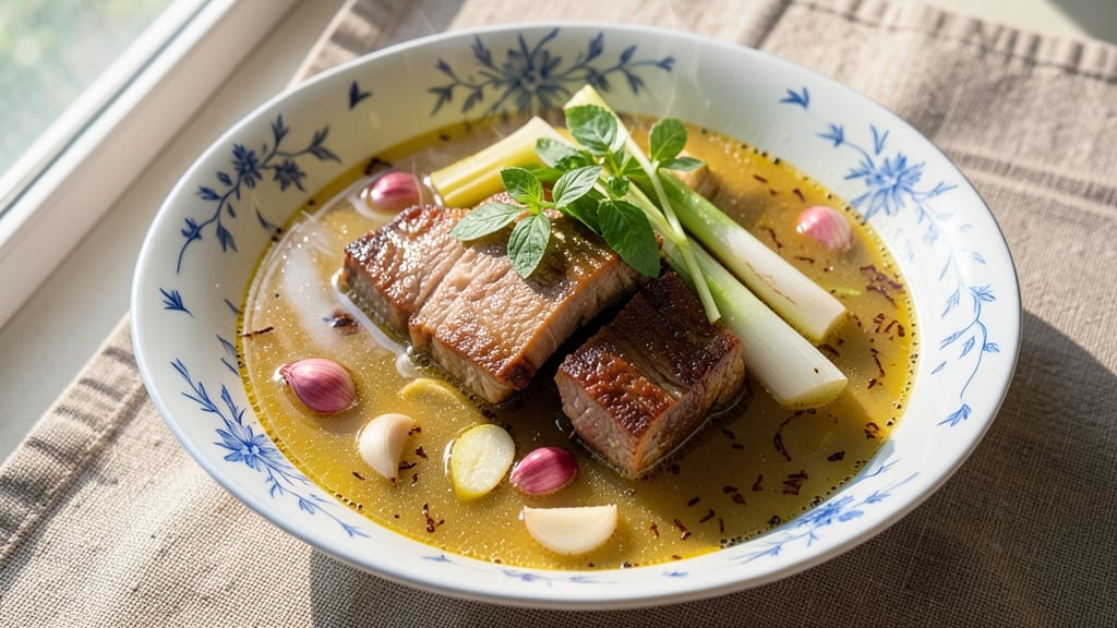 Ba Wong Fa Soup Recipe: Fragrant Lemongrass-Galangal Broth Magic