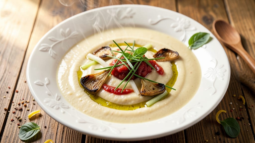 Artichoke Bisque Soup Recipe: Velvety Herb-Infused Richness With Crisp Celery Crowns