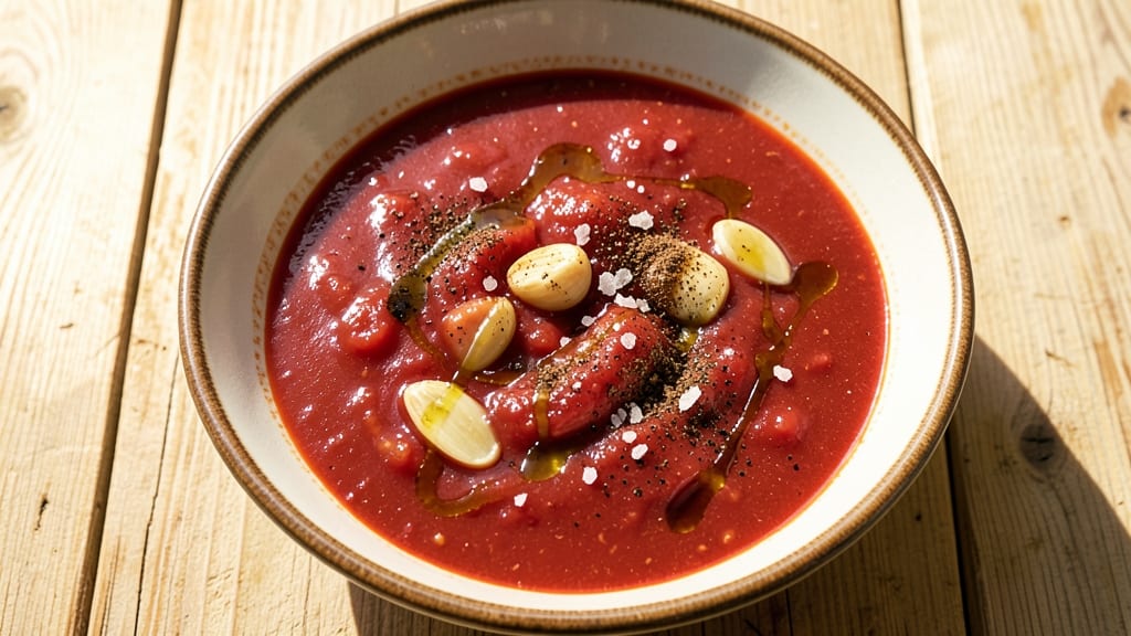 Andalusian Soup Recipe: Smoky Paprika and Garlic Infusion