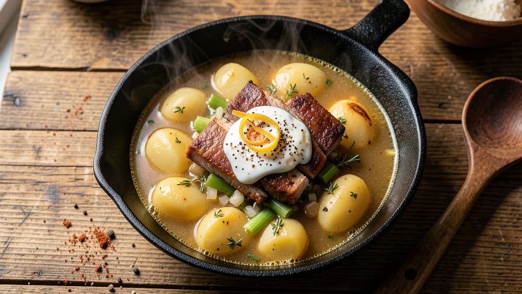 Alabama Power Potato Soup Recipe: Smoky Cracklings and Creamy Velout Harmony