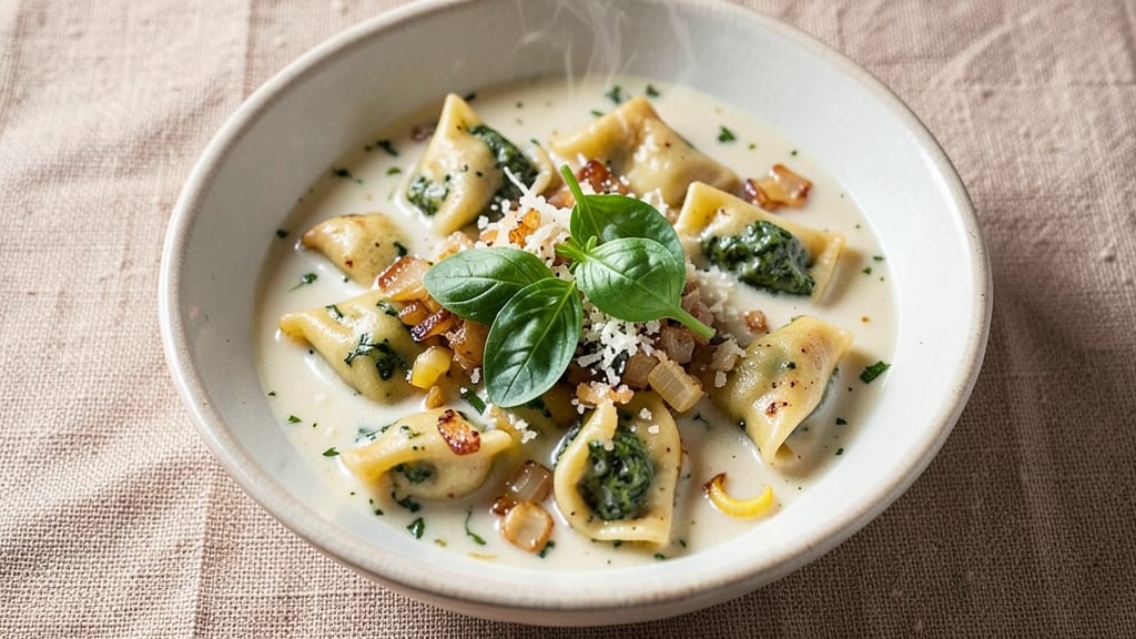 Aldi Spinach Stuffed Tortellini Soup Recipe: One-Pot Creaminess With Fresh Herbs