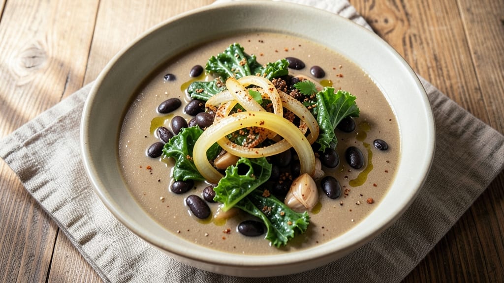 Black Bean and Kale Soup Recipe: Smoky Spice and Leafy Green Harmony