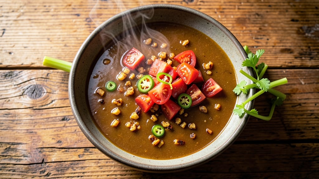 Beanless Taco Soup Recipe: Crunchy Celery Crowns Without the Beans