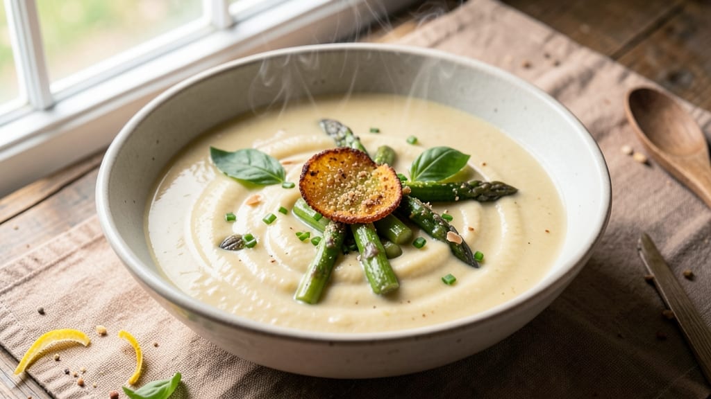 Asparagus Soup Recipe with Milk: Velvety Green Creaminess in 25 Minutes