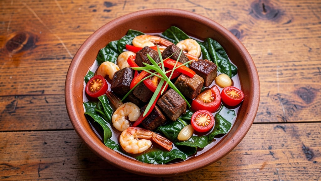 Afang Soup Recipe Ingredients: West African Peppery Comfort with Leafy Greens and Smoky Spices