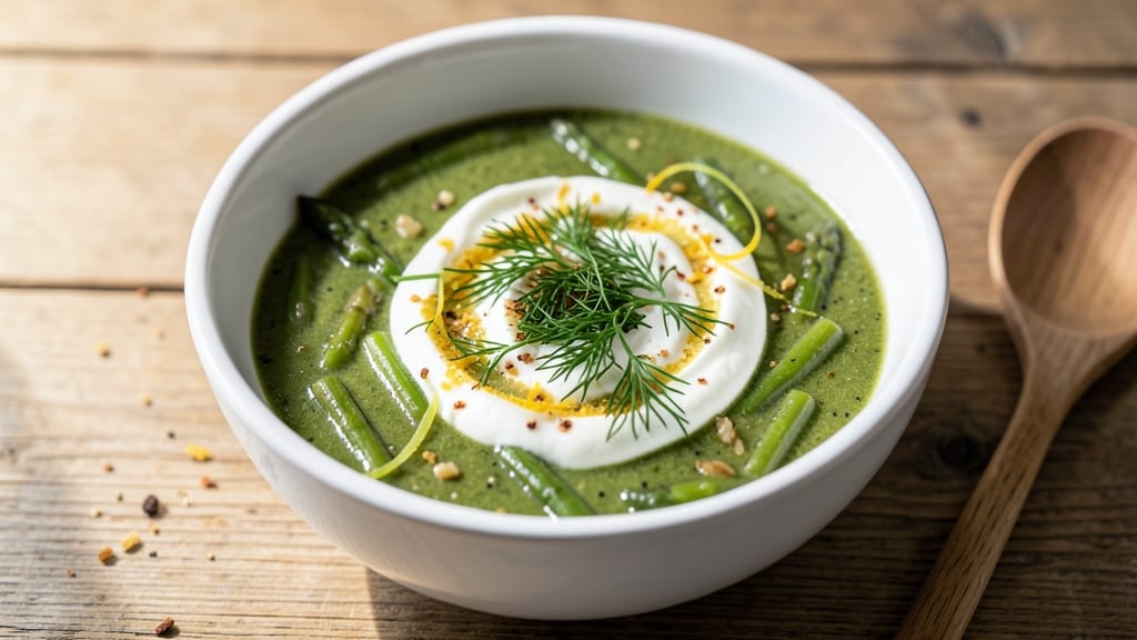 Asparagus Soup Recipe Weight Watchers: Lightened Creamy Velout with Fresh Herb Zing