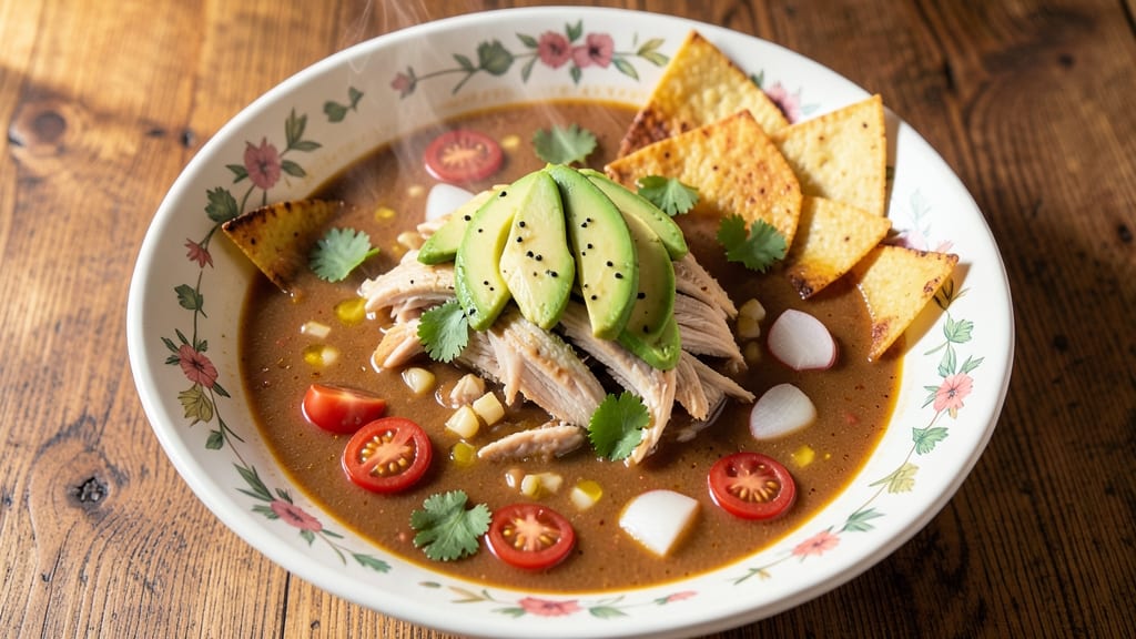 Avocado Chicken Tortilla Soup Recipe: Creamy Avocado Blend With Zesty Lime Kick