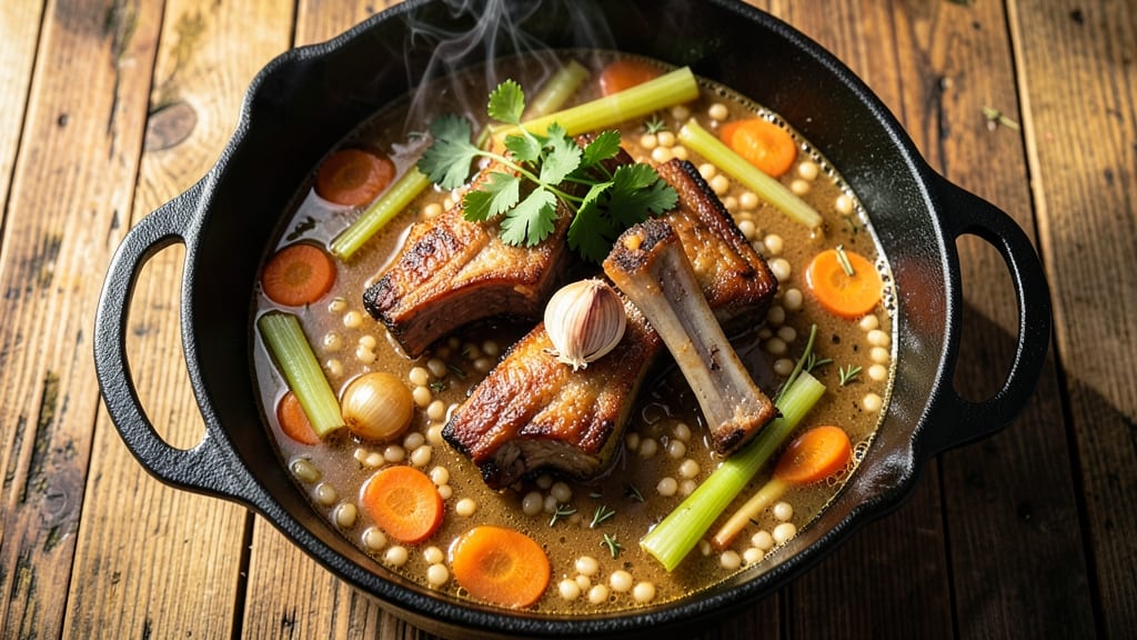 Beef Barley Soup Recipe With Prime Rib Bones: Rich Broth and Meat-Inspired Depth