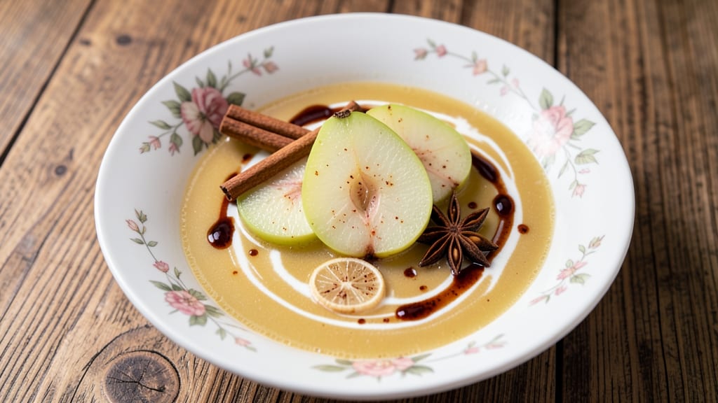 Asian Pear Soup Recipe: Silky-Sweet Blend With Spiced Rum Twist