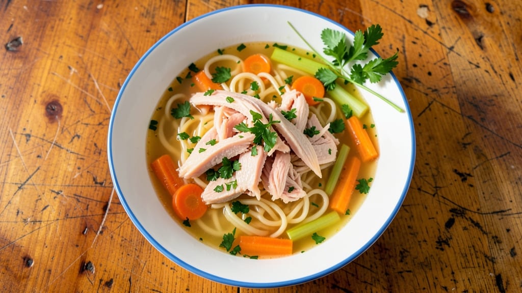 American Chicken Noodle Soup Recipe: Homestyle Warmth in One Pot