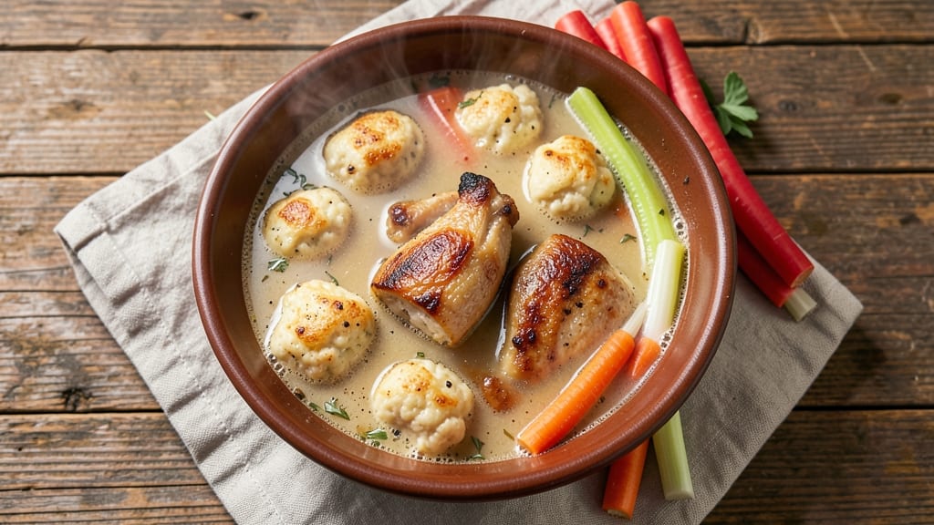 Bisquick Chicken and Dumplings Soup Recipe: Homestyle Warmth in One Pot