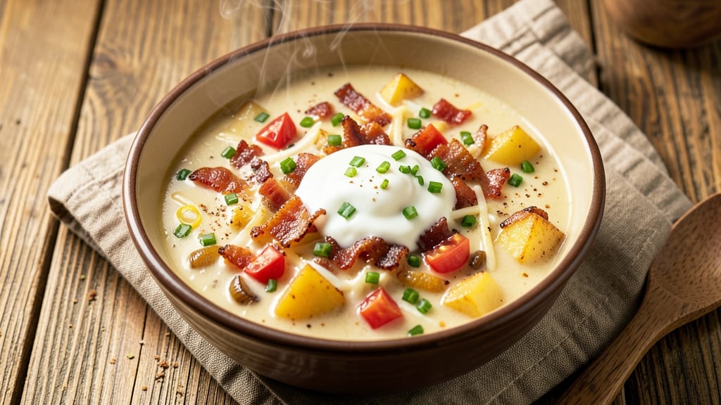 Betty Crocker Loaded Baked Potato Soup Recipe: Creamy Velout With Bacon and Cheese Topping
