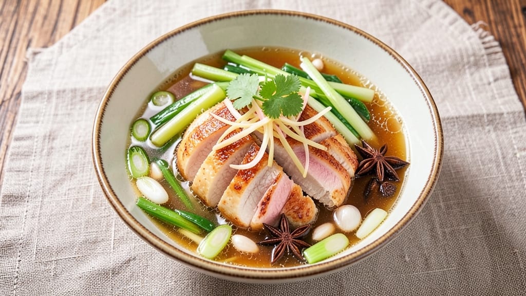 Asian-Style Chicken Soup Recipe: Fragrant Ginger and Star Anise Broth