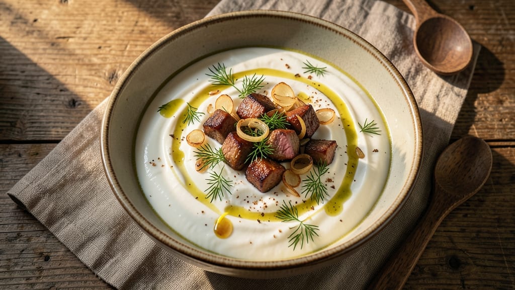 Beyran Soup Recipe: Turkish Yogurt and Herb Velout Magic