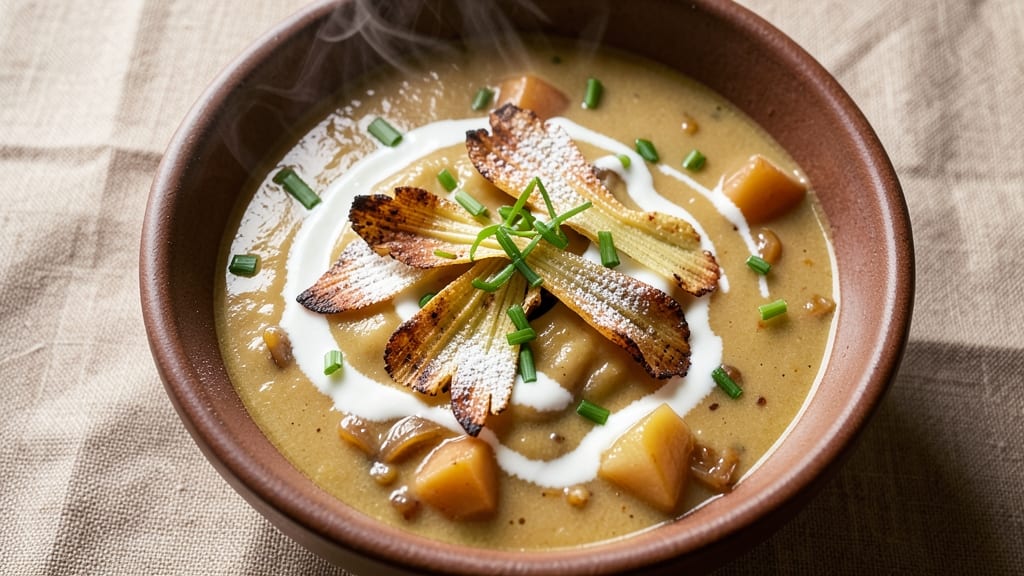 Potato Soup Recipe Ninja Foodi: Crispy Celery Crowns and Velvety Texture