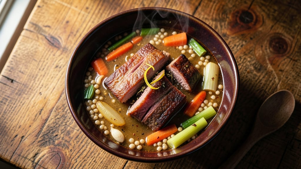 Beef Short Ribs and Barley Soup Recipe: Slow-Cooked Richness with Hearty Bites