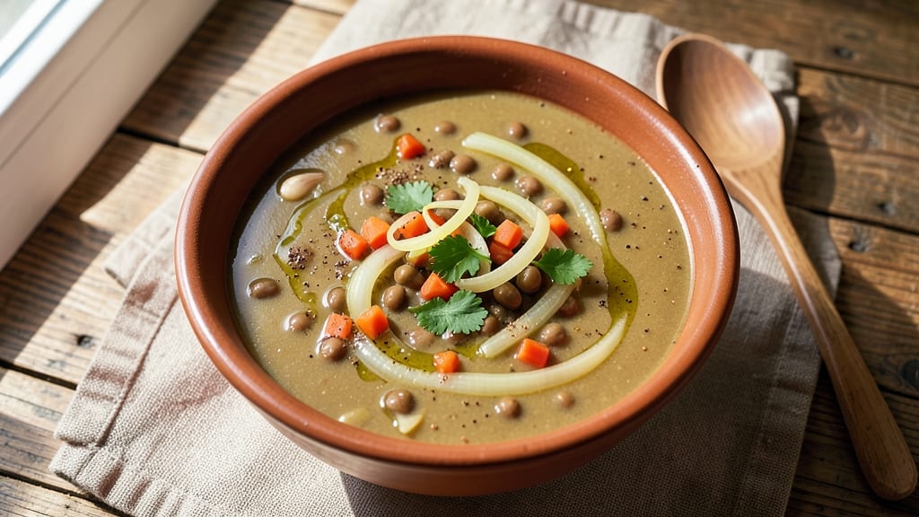 Aladdin Cafe Lentil Soup Recipe: Crisp Celery Crowns and Spiced Umami Depth