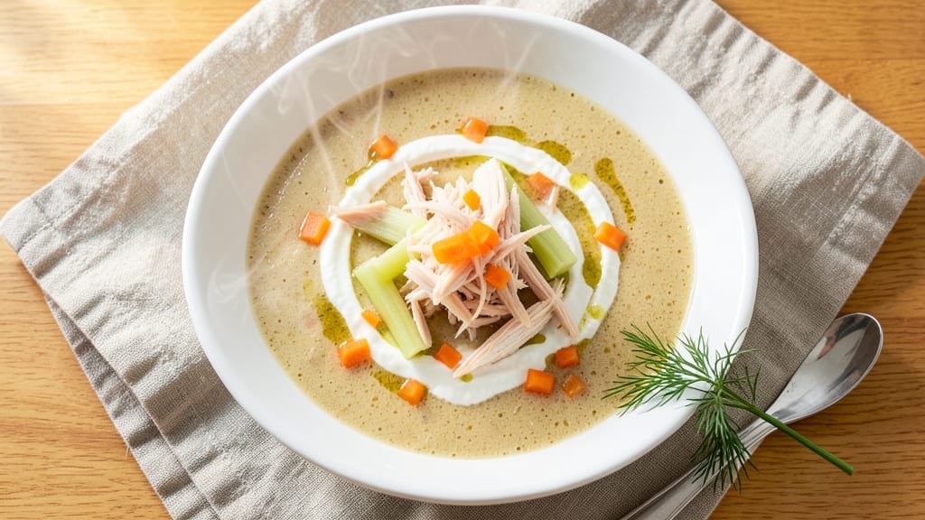 Bariatric Cream of Chicken Soup Recipe: Lightweight Velout with Protein-Packed Richness