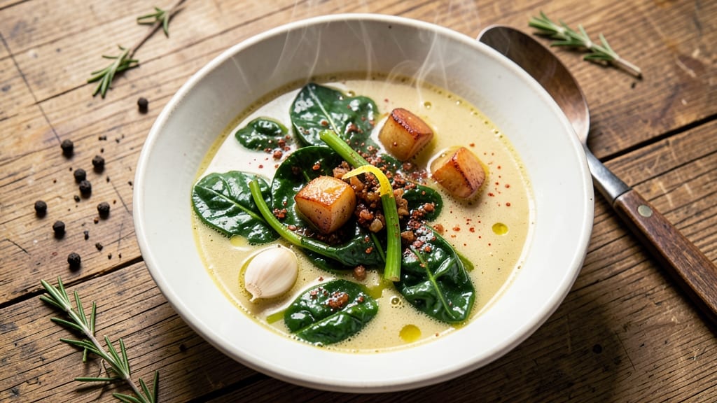 Best Spinach Soup Recipe Ever Without Cream: Velvety Garlic and Herb Infusion