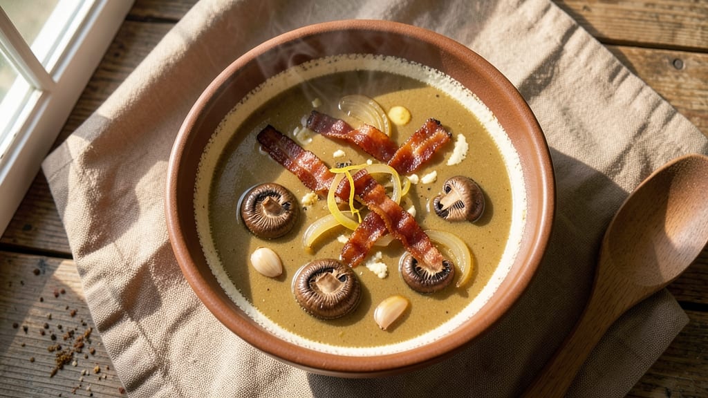Ark Mushroom Soup Recipe: Smoky Bacon-Infused Depth With Earthy Umami