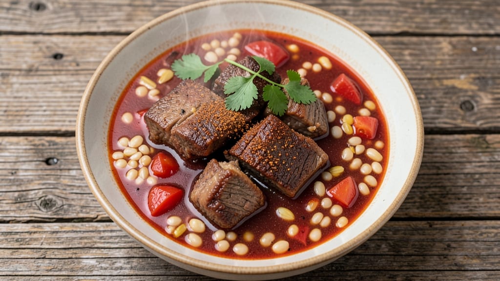 Beef and Hominy Soup Recipe: Smoky Southwestern Comfort in One Pot