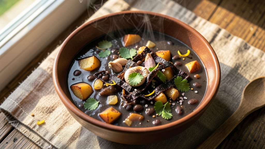 Jamie Oliver's Black Bean Soup Recipe: Smoky Spice and Creamy Velout Bliss