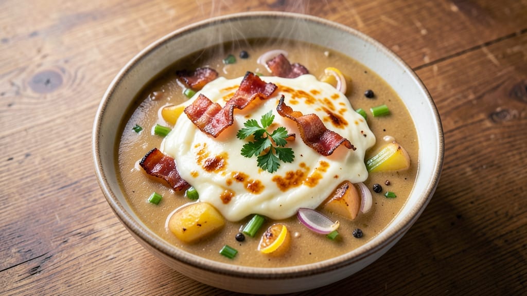 Betty Crocker's Bacon Cheddar Potato Soup Recipe: Smoky Cheese Crunch in Every Spoonful