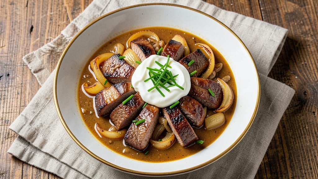 Beef Stroganoff Recipe with Onion Soup Mix: One-Pan Creamy Crunch Masterpiece