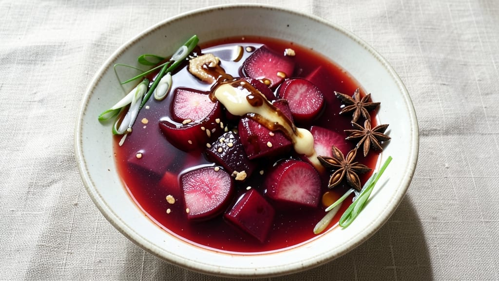 Beetroot Soup Recipe Chinese Style: Fragrant Star Anise and Ginger Harmony