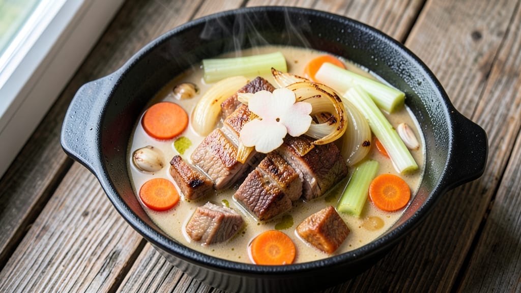 Best Rated Vegetable Beef Soup Recipe: Deep Umami Broth With Tender Beef Chunks