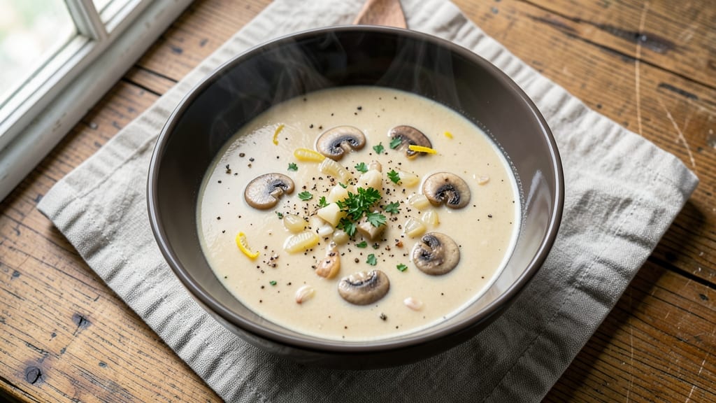Alton Brown's Cream of Mushroom Soup Recipe: Velvety Stovetop Simmer With Umami Depth