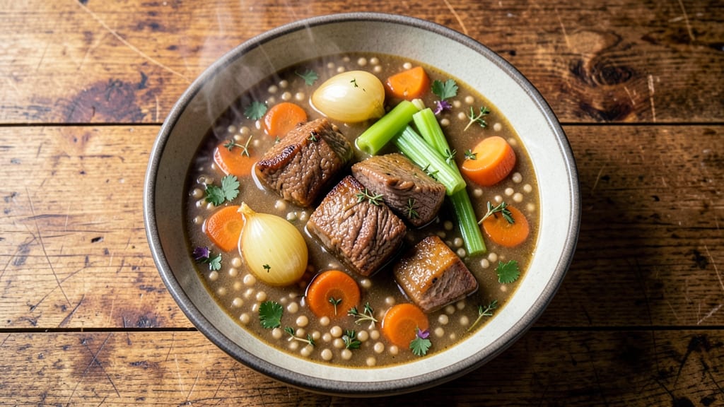 Beef Barley Soup Recipe No Tomatoes: Savory Depth With Earthy Barley and Tender Beef