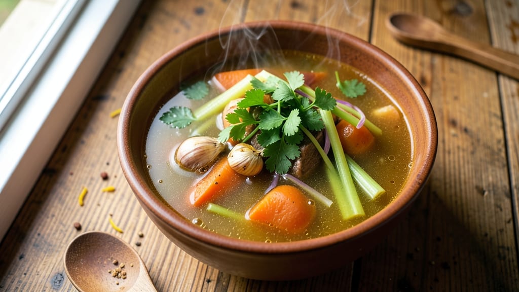 Slow Cooker Beef Broth Soup Recipe: Deep Umami Flavor in 6 Hours