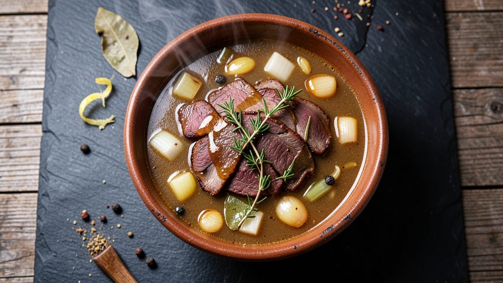 Heart Soup Recipe: Slow-Simmered Beef and Celery Root Velout